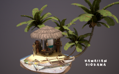 Hawaiian Diorama