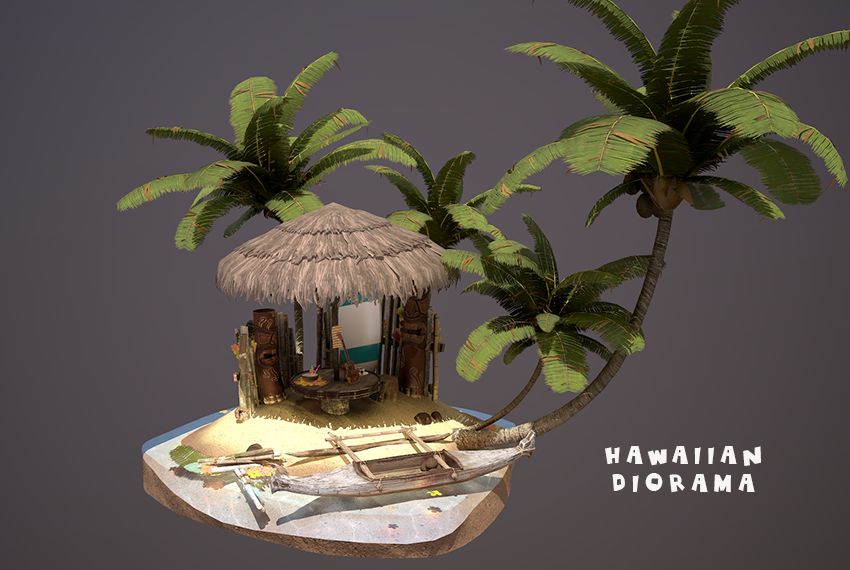 Hawaiian Diorama