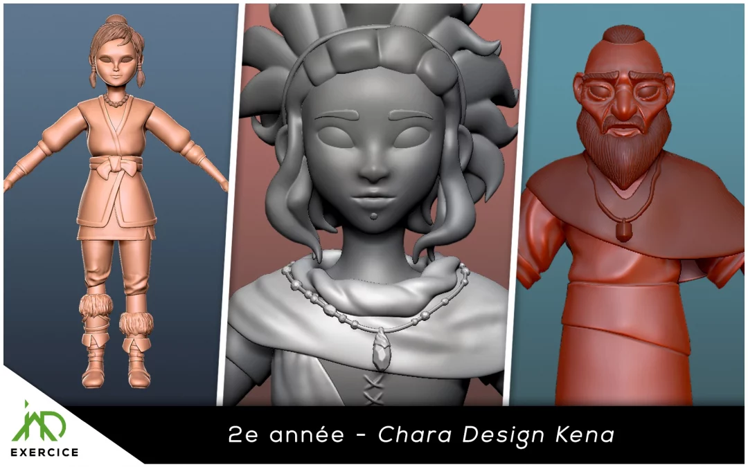 3D Character Modeling at Interactive Art & Design