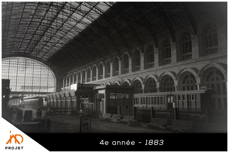Gare de l'Est 1883 en 3D